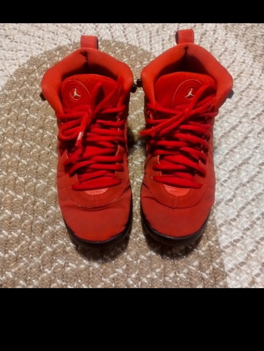 Nike Air Jordan Jumpman Pro Basketball youth Shoes Red / Black Size 5.5